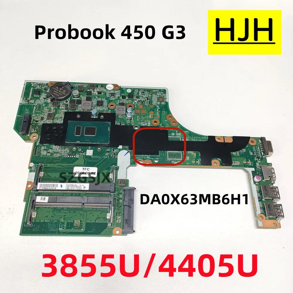 HP Probook 450 G3 Ʈ  DA0X63MB6H1, 3855U 4405U CPU DDR3  ׷ , 100% ׽Ʈ Ϸ